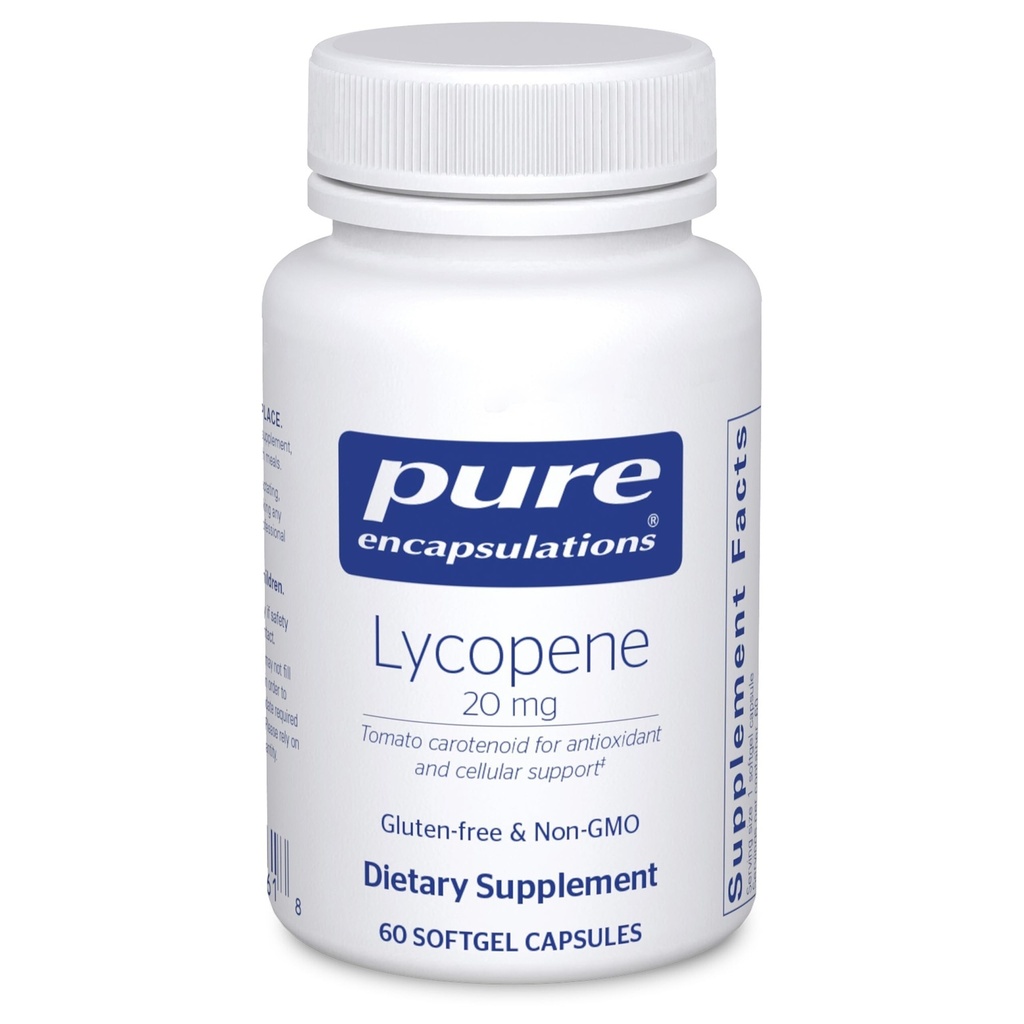 Čisté enkapsulace Lycopene 20 mg iž