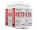 (3 Pack) Ketosyn Keto ACV pilulky 1275MG Keto podpora míchací kapsle Alternativní Keto ACV gumy s jablečným octem extra panenský olivový olej prášek zelený čaj list 180 Kapsle