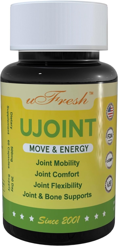 UJoint Move & Energy Joint Flexibility and Mobility Dietní doplňky, 30 denní dodávky, 60 Kapsle (1)