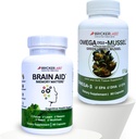 Bricker Labs Mind & Motion: Joint Health and Cognitive Support Bundle: Omega Cyclo - Mussel Full Spectrum Omega Joint Support and Brain Aid Memory Matters Cognitive Supplement,