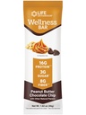 Life Extension Wellness Bar (Peanut Butter Chocolate Chip) - 16 g proteinu, 8 g Vlákna, 3 g cukru - Čokoládové čipy Cacao, Syrovátkové proteinové směsi - Snack Bars, gluten- Free - Individuálně