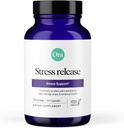 Ora Organic - Stress Relief Dodatek - Podporuje Mood & Mental Focus - Cítit klid & Relaxed - Sensoril Ashwagandha, Saffron, Ginseng, L-Theanine, Lemon Balm - 60 Kapsle