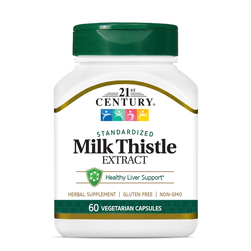 21. Století Vitamíny Thistle Extract Veg Kapsle, 60 Počet (21338)