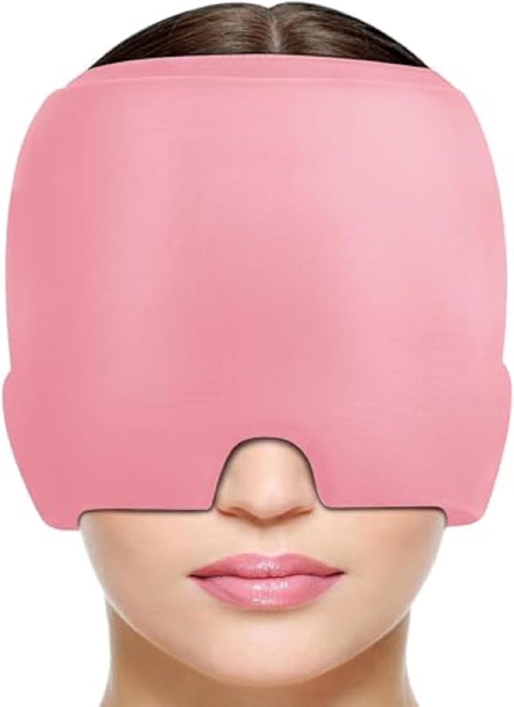 Migréna Bolest hlavy Relief Cap, Migréna Relief Cap Horká a studená terapie Kocovina Klobouk Maska Odorless Migréna Bolest hlavy Klobouk pro Puffy Oči Napětí kocoviny Sinus & Stress Relief