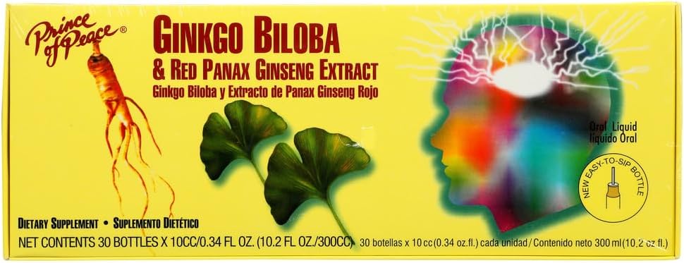 Princ of Peace Ginkgo Biloba & Red Pan Gns 30X10 Cc