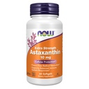 Nyní Potraviny Doplňky, Astaxanthin 10mg, Extra síla, získané z non-GMO Haematococcus Pluvialis Mikrořasy a má přirozeně se vyskytující Lutein, Canthaxanthin a Beta-Caroten, 60 Softgels