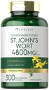 Carlyle St John 's Wort Kapsle 124; 4800mg PHARMAD 124; 300 GARMAD 124; Non-GMO & Gluten Free Supplementary PHARMAD 124; Standardizovaný extrakt