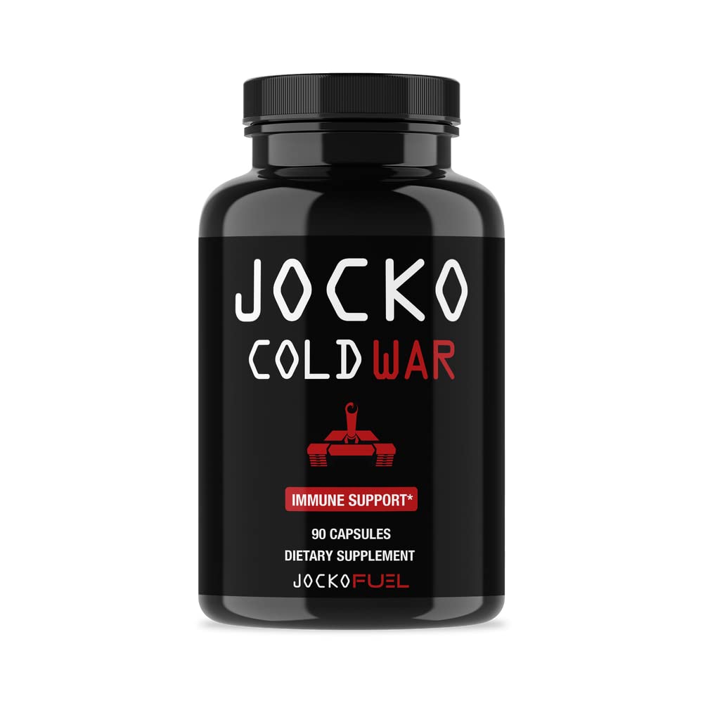 Jocko Palivové Imunitní Supplement - Elderberry se zinkem a vitamínem C pro dospělé - Imunitní obrana s vitamínem C, D3, Superfoods, Byliny, a minerály (90 Kapsle)