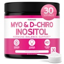 Myo-Inositol & D-Chiro Inositol dodatek prášek (2050mg per Serving Ideal 40: 1 Poměr Myo Inositol, 30 Day Supply) Pro Hormon Balance pro ženy a ovariální zdraví - třetí strana testována, Vegan & USA Made