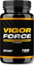 NutraRize Vigor Force pro muže, Vysoký výkon mužské kapsle, Všechny přírodní doplněk stravy pro celkové zdraví a wellness, Oficiální pilulky 50 Review (60 Kapsle)