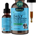 Zvířecí Essentials Daily Digestion for Dogs & Cats - Trávicí podpora, Čerstvý dech, Ginger Root, Fennel Seed Extract, Tekutý dodatek - 2 Fl Oz