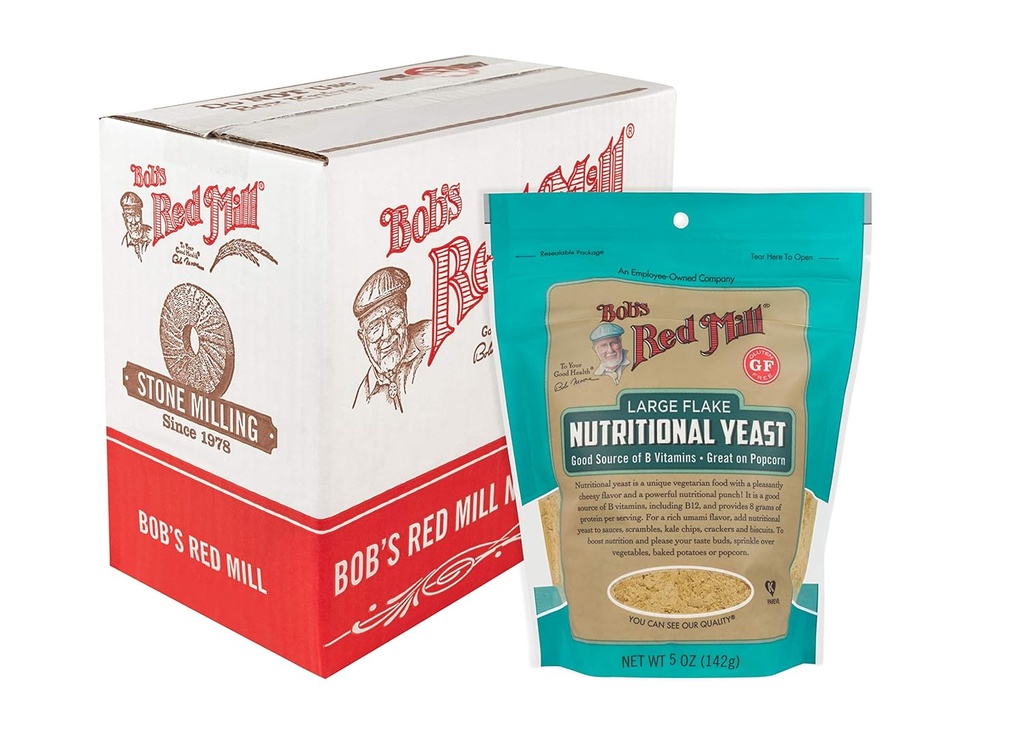 Bobův Red Mill gluten Free Large Flake Nutritional Yeast, 30 Oz