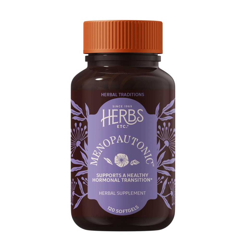 Byliny Etc. Menopautonické ponožky - Základní dodatek pro ženy - Hormonální transition Supplement - Nabízí Menopauzální podporu s Dong Quai & Motherwort - 120 Softgels (120 Služeb)