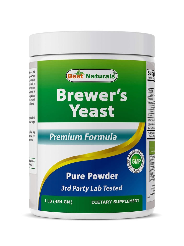 Nejlepší Naturals 100% Čisté Brewers kvasinky prášek - 16 oz - Podpory pro zvýšení přísunu mateřského mléka během kojení, Kojení, Digestivní zdraví