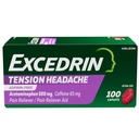 Excedrin Napětí Bolest hlavy Relief Caplet, Acetaminophen 500mg, Caffeine 65mg, Pain Reliever, Aspirin- Free, 100 Počet