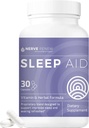 NERVE RENEW Sleep Aid - Dietní dodatek pro lepší spánek - 30 Kapsle - Funguje rychle - Jemné All- Přírodní bylin a vitamin Formule s melatonin, hořčík, zinek, aminokyseliny, bylinné extrakty