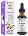 Čisté invence Tranquility - Podporuje relaxaci - Vanilla a heřmánek - Kapky z vodní infúze - Bez cukru, kalorií, nebo umělé sladkosti - 60 porcí - 2oz