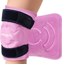 APEXUP Ice Pack for Knee Pain Relief, Large Reuse Wrap After Surgery, Flexible Gel Cold Pack for Injuries, Pain Relief for Back, Rameno, Loket, Ankle and Leg (Pink, L, 1PK)
