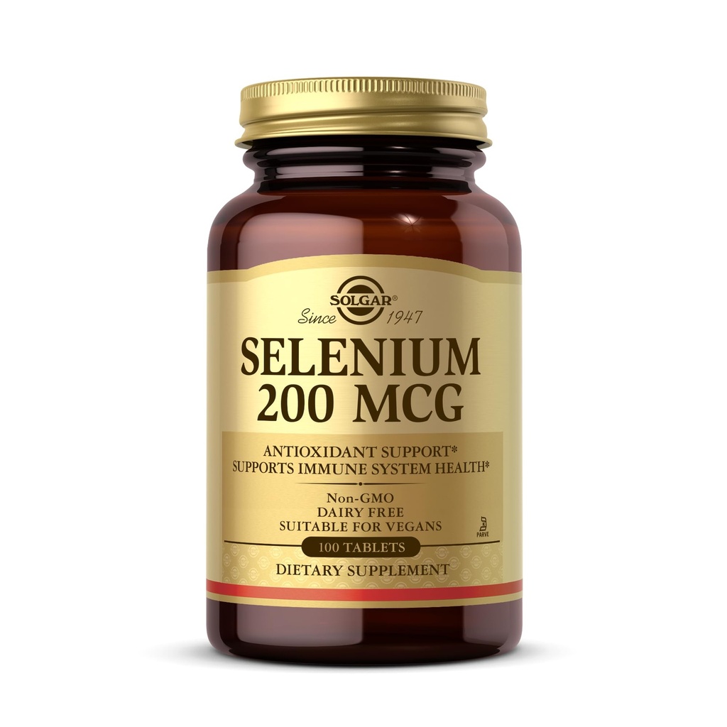 Selen 200mcg Solgar 100 Tabs