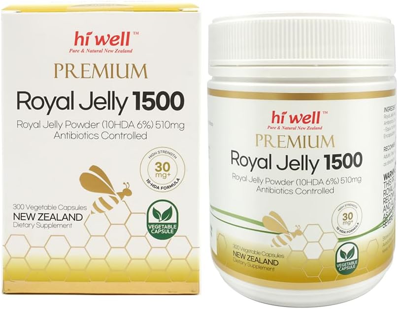 Hi Well Premium Royal Jelly 1500 300Vegetables
