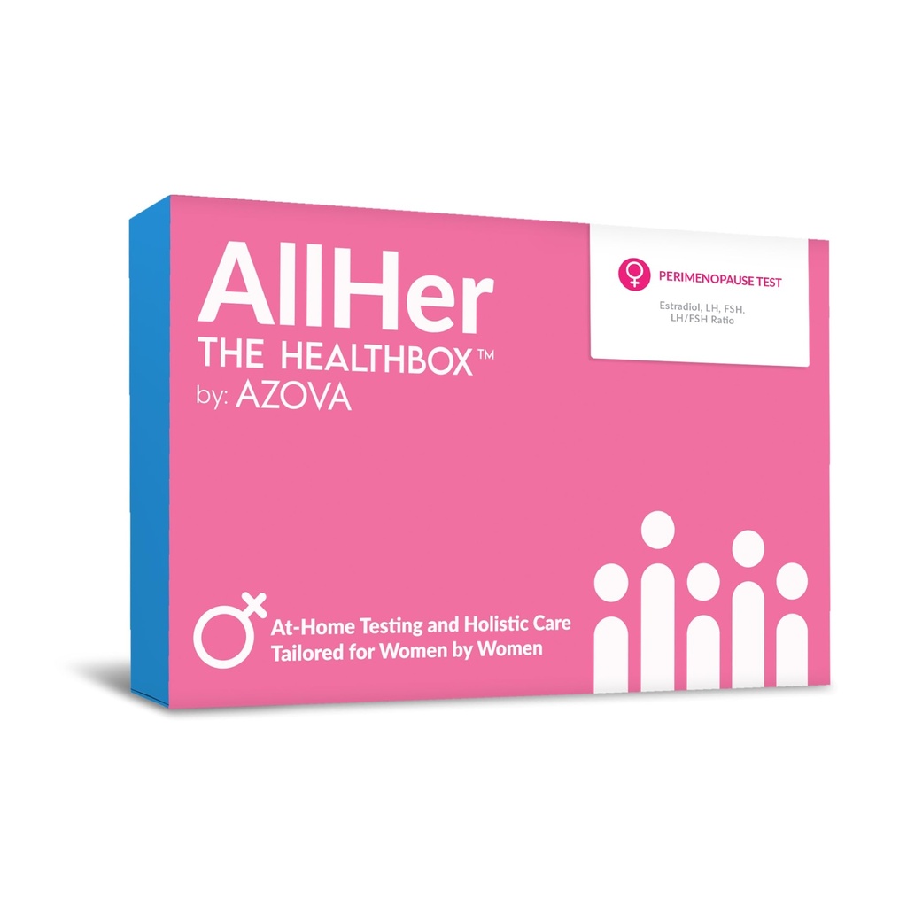 AllHer Perimenopauza Test Kit CARL 124; at- Home Women Hormon Test CARL 124; Fast with Accurate Results CARL 124; Early Peri Menopause Testing indcator with Detailed Report CARL 124; CARL-Certified CARL 124; All Her CARL 124; FSA HSA Responsible