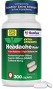 GenCare - Bolest hlavy Relief Acetaminofen s Aspirin (NSAID) & Kofein (300 kapslí) Hodnota balení 124; Bolest hlavy, svalů Aches, Bolest zad & Tělo 124; Generická Excedroen Extra síla