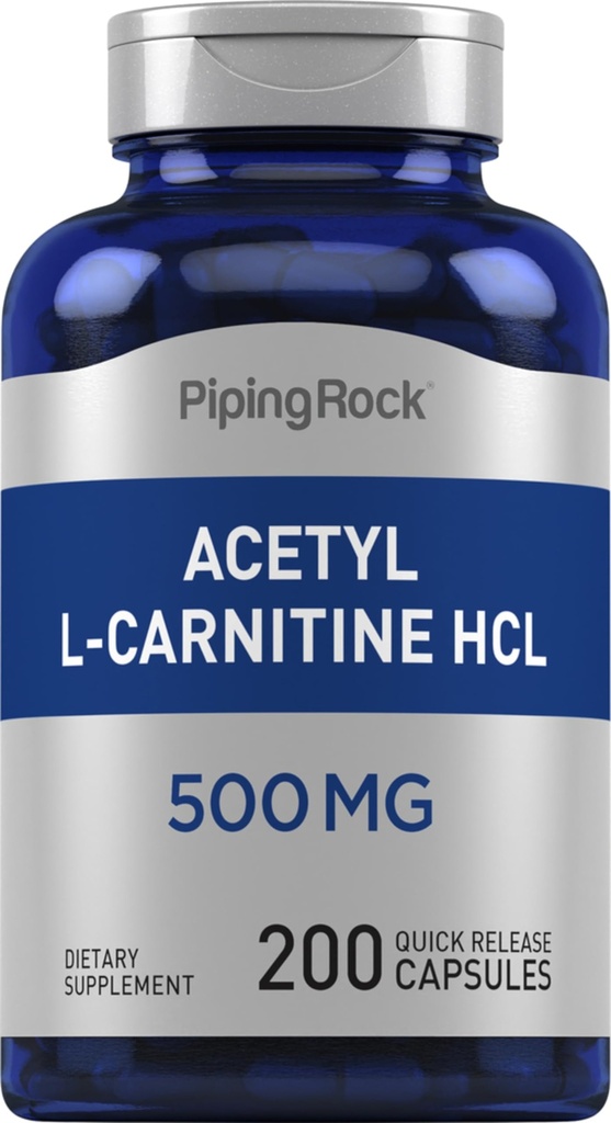Piping Rock Acetyl L- karnitin HCL 124; 500 mg iž