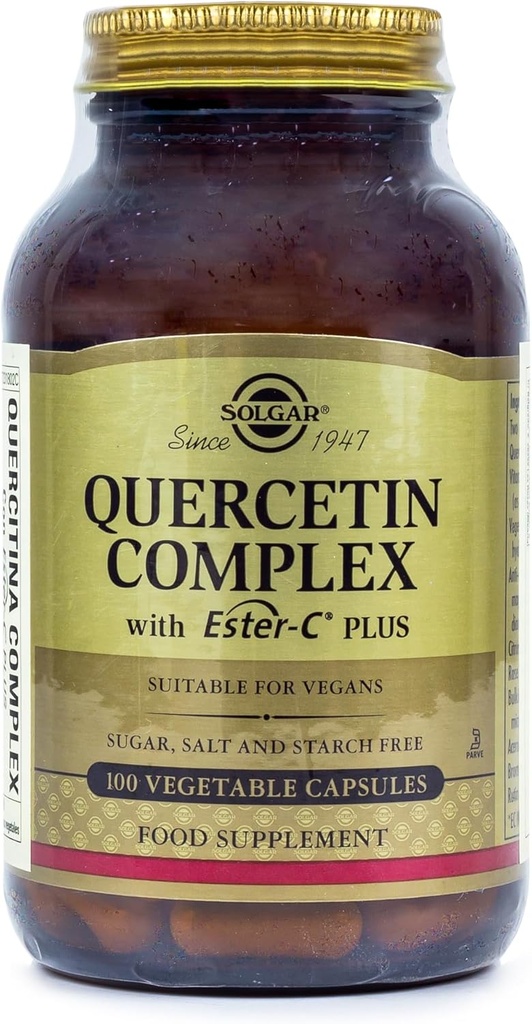 Solgar, Quercitin komplex s Ester C, 50 Počet