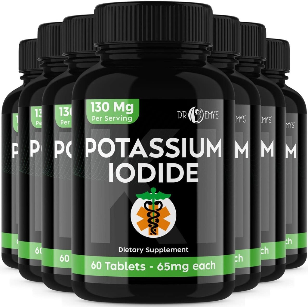 Iodid draselný Tablety - 7- balení 130mg Podání Celkem 420Tablety - Dr Emys Draslík Iodide Tablety