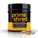 PrimeShred: Hořák tuků pro muže, Přírodní Appetite Conpressant, Termogenní cvičení Metabolismus Booster & Energy Dodatek, Řízení hmotnosti w / zelený čaj, kofein L- karnitin, Vegan & Soy- Free, 90 Caps