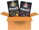 HALLS Minis Cherry and Honey Lemon Sugar Free Cough Drops Variety Pack, 2 tašky, 4 balení (96 Total Drops)