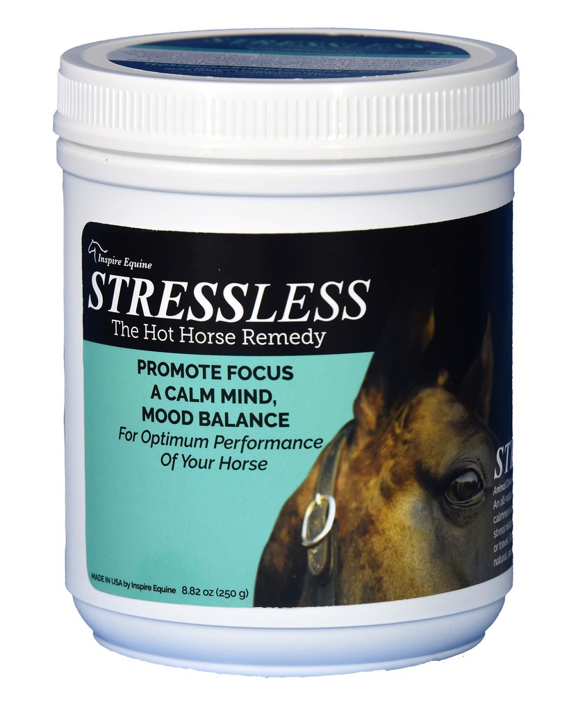 Stressless Hot Horse Supplement - 60 Day Supply - Promotes Calm & Focus - Vše přírodní