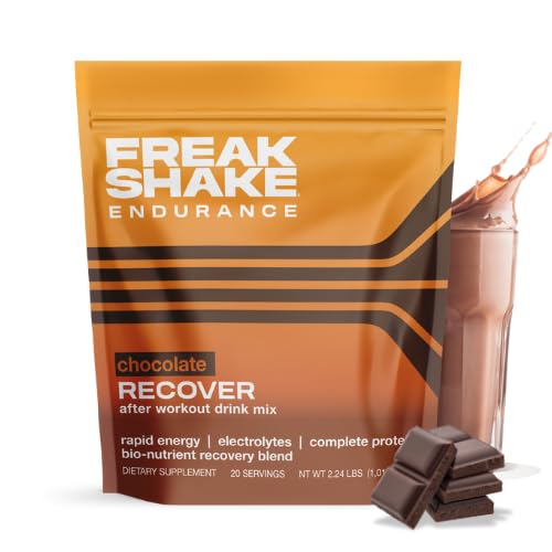 Freak Shake Endurance Rapid Recovery Čokoládový nápoj Mix 20 Serving Pouch - Carborylas, Electrolytes & Complete Protein
