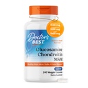 Lékařský nejlepší Glucosamine Chondroitin Msm s OptiMSM kapsle, podporuje zdravé společné struktury, funkce a pohodlí, Non- GMO, gluten zdarma, Soy Free, 240 Počet (balení po 1)
