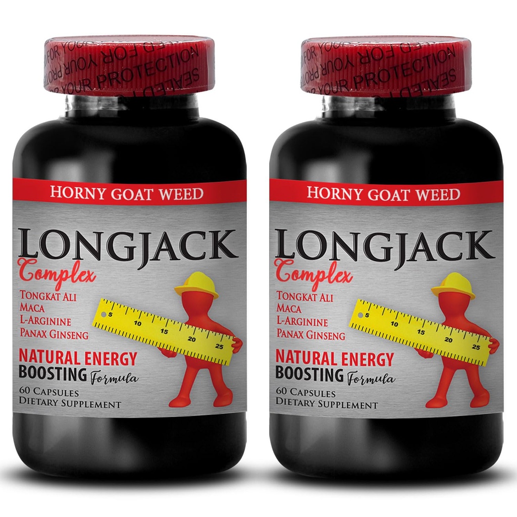 Natural Male Enchantment Pills Zvýšení velikosti a délky - LONGJACK velikost UP (Všechny přírodní vzorec) - tongkat ali Extract - longjack pro muže - tongkat ali Complex - 2 Lahve 120 Kapsle