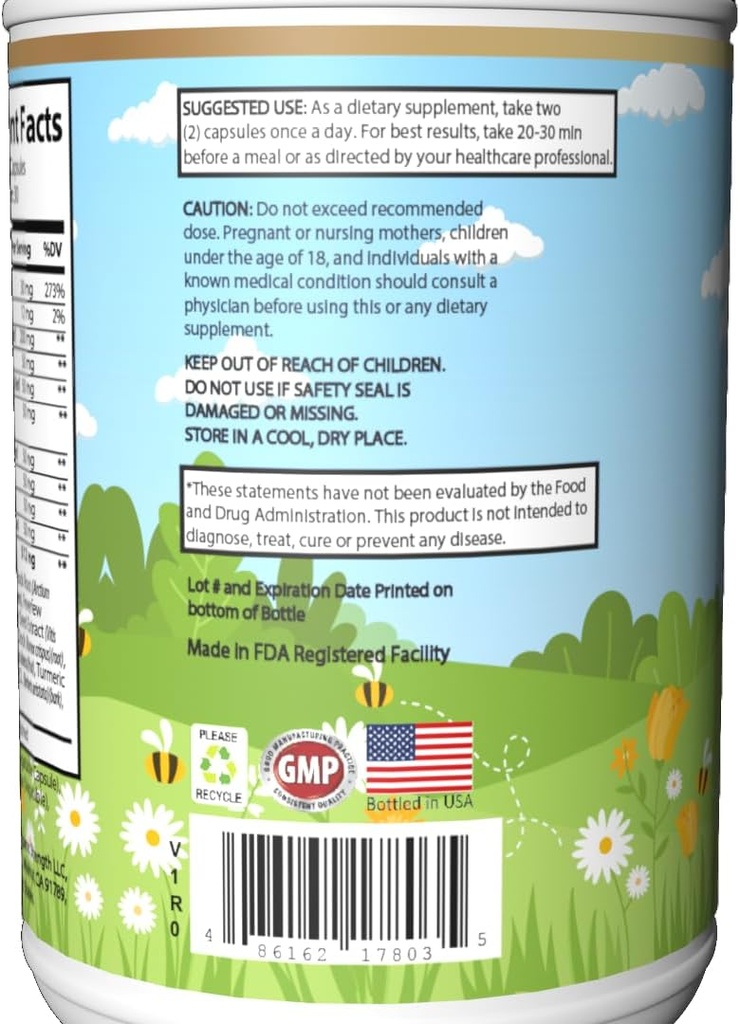 Podpora jater - Premium směs s mléčným thistle, Artichice, Beetroot & More - Podporuje metabolismus a trávicí enzymy - 60 Veggie Kapsle - Směs v USA
