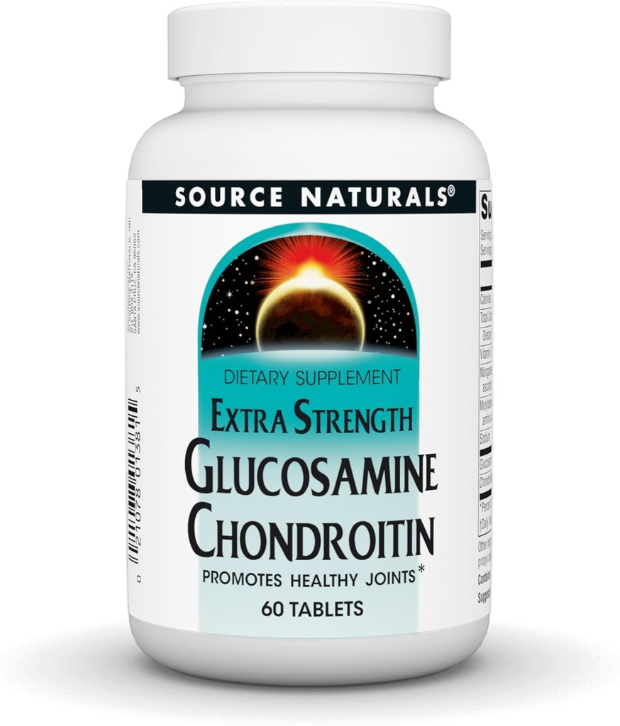 Zdroj Naturals Extra Síla Glucosamine Chondroitin, Promotes Health Joints *, 60 Tablety