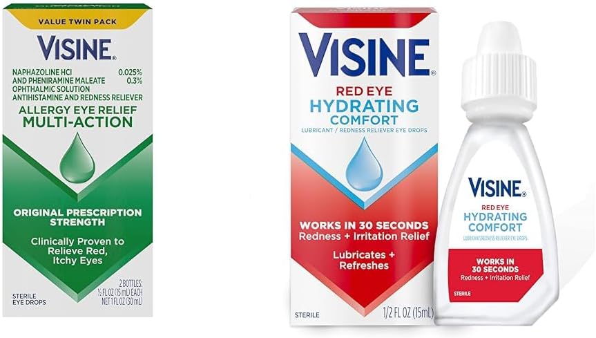 Visinní alergie Oční úleva Kapky Red Eye Hydrating Comfort Kapky, 0.5 f. oz (Balení po 2)