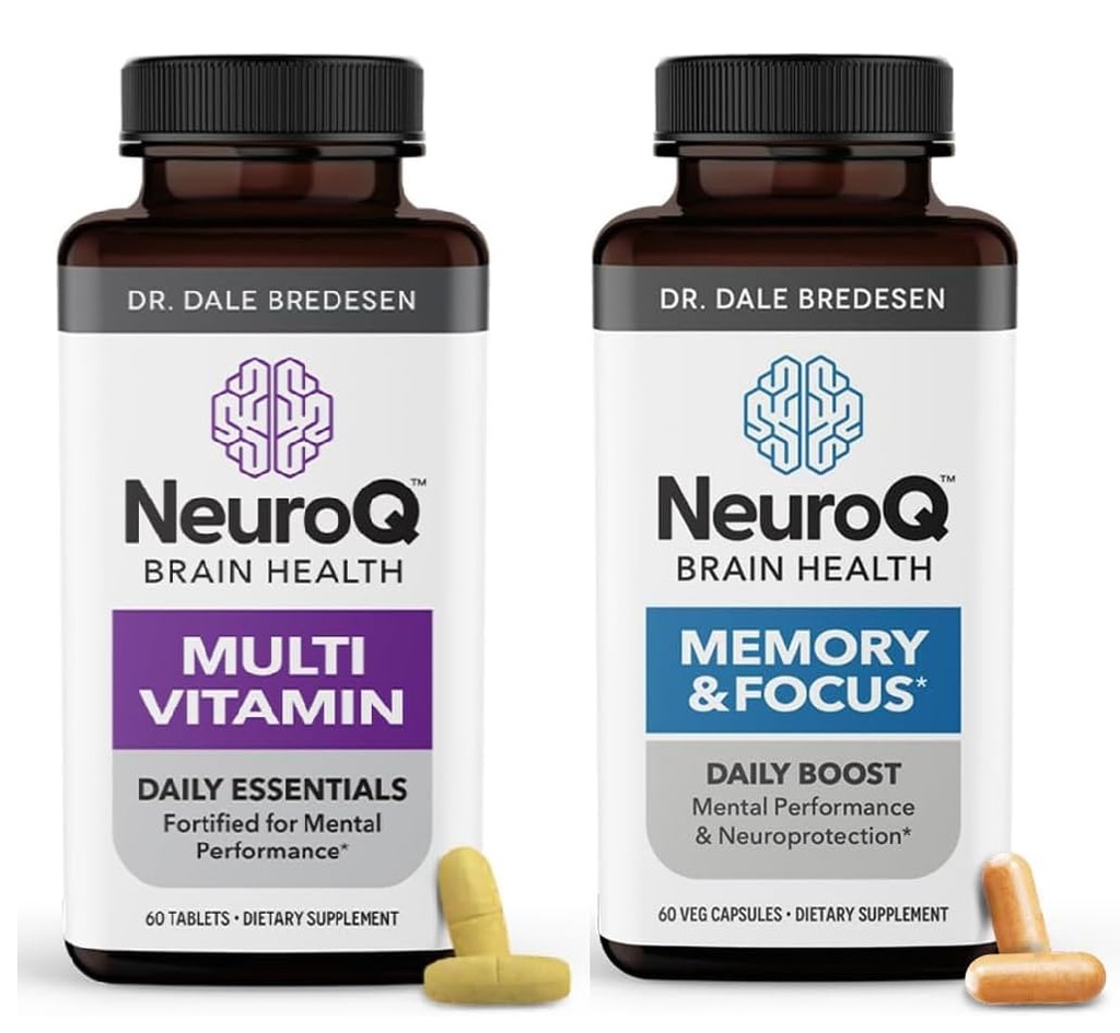 LifeSeasons NeuroQ Memory & Focus s multi- Vitamin - zvyšuje kognitivní výkon a zdravé funkce mozku - Podporuje imunitu - 120 Kapsle