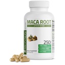 Bronson Maca Root Lepidium Meyenii Non- GMO, 250 Vegetariánských kapslí