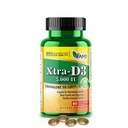 America Medic & Science Xtra D3 Vitamin D 5,000 IU (125 mcg) Cholekalciferol dodatek pro muže a ženy (60 Snadno polykat Softgels) Nejlepší pro kosti, Zdraví srdce, Podpora imunitního systému, Funkce plic