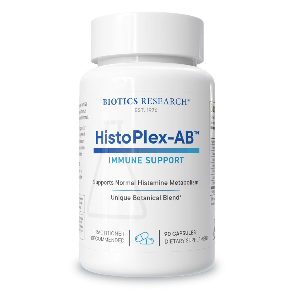 Biotika Výzkum HistoPlex- AB ™ - Přírodní anti-Histamin, Imunitní podpora, Alergie Buster, Dýchací snadnější, Výkonné Botanické Směs 90 Kapsle