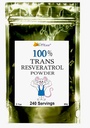 100% čistý Trans Resveratrol Powder 240 Servings 2.1 oz (60 Grams) 250mg per Servings