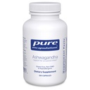 Čisté Encapsulations Ashwagandha - 500 mg Ashwagandha Extract - Metabolismus a podpora stresu - Imunitní podpora - GMO Free & Vegan - 120 Kapsle