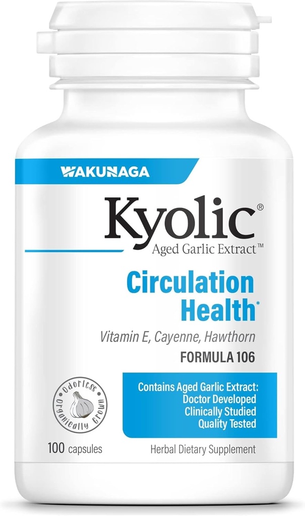 Cyolic Aged Česnek Extract Formule 106, Circulation Health