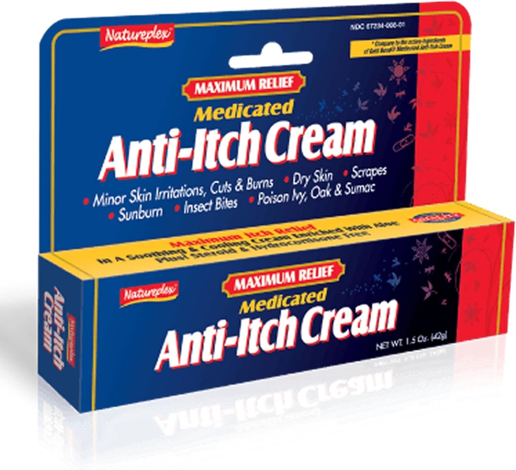 Maximální úleva medikovaná anti- itch krém 3 balení