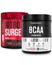 Jacked Factory Nitrofresh Shred Thermogenic Pre- Workout v Orange Ananas & BCAA v ovocný punč pro tělo doporučení, budování svalů a obnovu