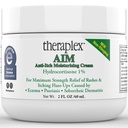 Teraplex AIM - Anti Itch Cream (2 oz) - 1% hydrokortizon pro Itchy Skin Relief, hydratační krém pro Eczém, Seborrheic Dermatitis. Bezpečné pro děti. Uvolňuje Itchy kůži s maximální silou.