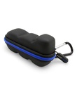 CASEMATIX ASTHMA Inhaler Cestovní pouzdro s Lanyard a Clip- on Keychain Carabiner, Zahrnuje pouze Inhaler Holder pouzdro, černé