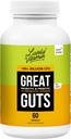 LIVELY VITAMIN CO. Great Guts Probiotic - 100 miliard CFU Probiotic - Balance Gut Microbiome, GI Tract, Zánět, Požití, Reflux, Upset Stomach, & Průjem - 60 Caps